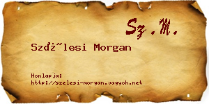 Szélesi Morgan névjegykártya